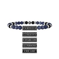 Bracciale Kidult Uomo Family in Acciaio Pietre dure 732260